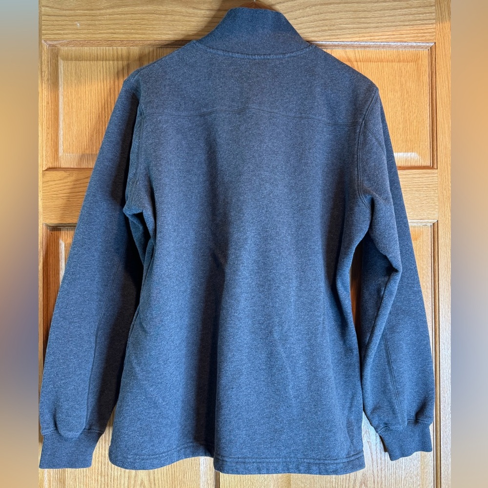 SPORT TEK Gray Quarter-Zip Pullover with Embroidered Logo - Picture 5 of 7